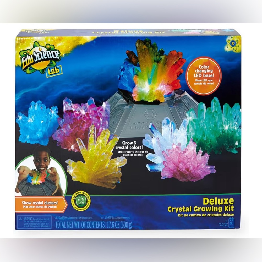 Toys R US STEM Educational Science Deluxe Crystal Growing Kit NEW